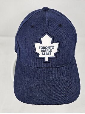 American Needle Navy Blue Baseball Cap with Red Label